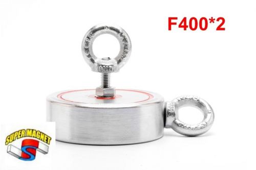 New 500 Kg Super Strong Round  Magnets Rare Earth Neodymium magnet 2 sided + bag