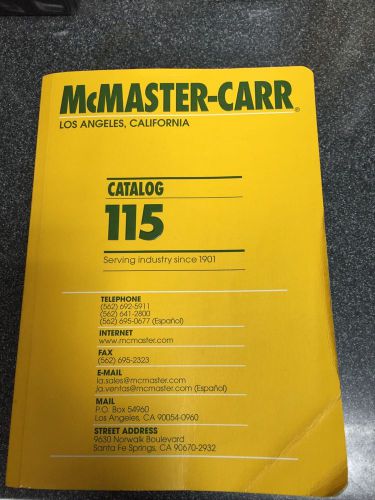 McMaster Carr Catalog 115