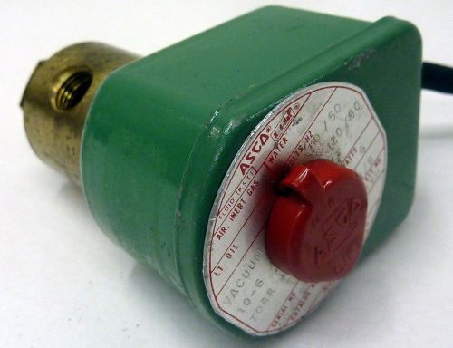 ASCO RED-HAT 8262D9-1VH VACUUM FLUID PRESSURE SWITCH SOLENOID VALVE 10-6 TORR