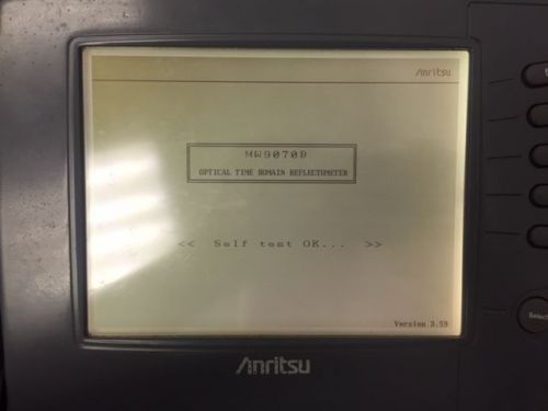 Anritsu mw9070b otdr optical time domain reflectometer for sale
