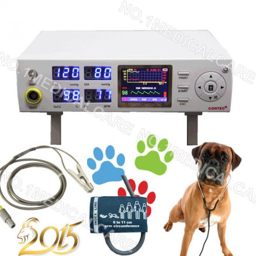 Veterinary Patient Monitor CMS5000, NIBP+SPO2+PR, Vital Signs Portable Machine