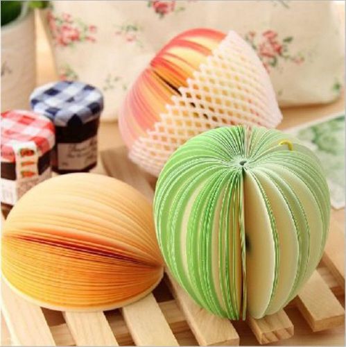 NEW 1Pc Fruit Shaped Memo note Pad (150-Page) Gift Unusual Free Shipping