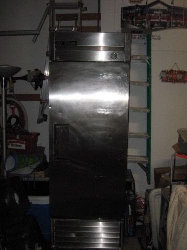 True Single Door Stainless Steel Upright Freezer