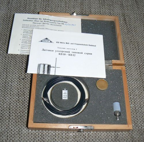 Piezoelectric Accelerometer MMF KB10 (Germany)