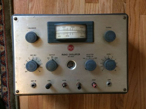 Vintage rca audio oscillator wa-54a signal generator for sale