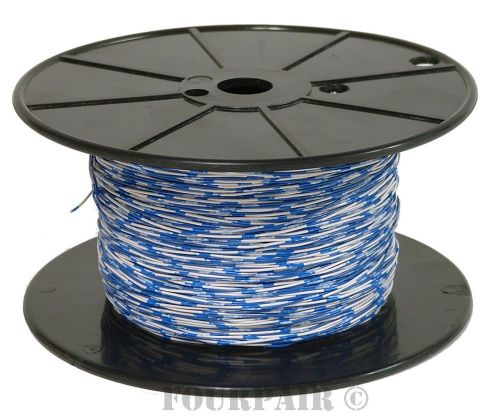 Cross connect telephone wire cable - 24/2 2c 24 awg 1 pair blue/white - 1000 ft for sale