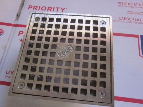 Zurn  floor drain cover square zurn 5&#034;x5&#034; floor drain zb400-5s for sale