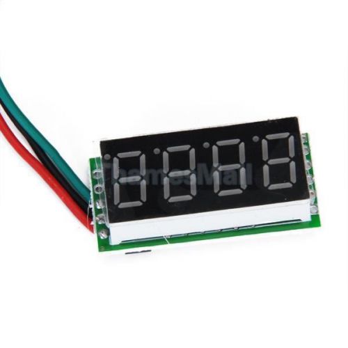 0.36&#034; red led panel dc 4-digit digital voltmeter voltage meter range 0-33v for sale
