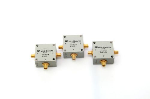 LOT OF 3 MINI-CIRCUITS COAXIAL POWER SPLITTER/COMBINER ZFSC-2-4 0.2 to 1000 MHz