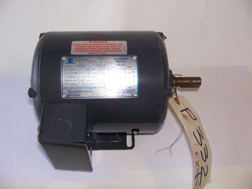 EMERSON Electric Motor - model P663EZ-1227, 1/2 hp, 1725 rpm, Phase 3, Frame 56