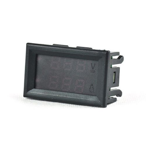 Dual digital dc 0-100v 10a led current voltage panel meter voltmeter ammeter for sale