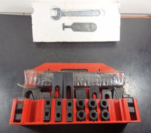 Mhc step block and clamp set, 52 pc., 1/2-13 stud 1&#034; block, 5/8&#034; t, |pu4| for sale