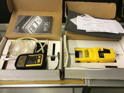 Industrial scientific mg140 multi-gas monitor &amp; sp100 sampling pump &#034;new in box&#034; for sale