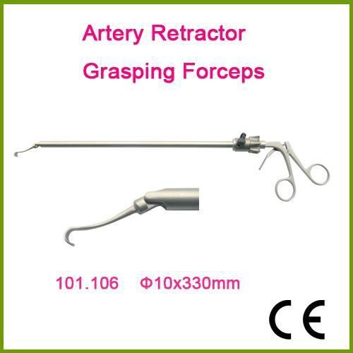Brand New ?10X330mm Artery Retractor Grasping Forceps Laparoscopy 101.106Forceps
