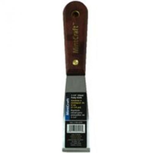1-1/4in wood hndl chisel knife mintcraft putty knives 01522r 045734622579 for sale