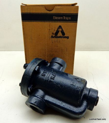Armstrong 811 1/2&#034; 30 psi horizontal cast iron bucket steam trap for sale