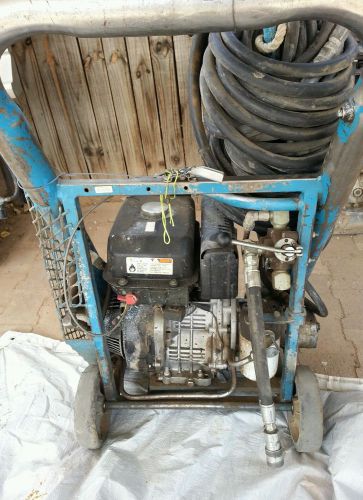 Gas powered hydraulic pump