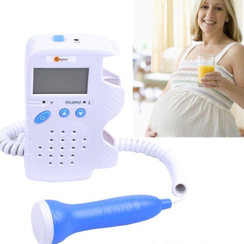 High sensitivity fetal doppler 3mhz with lcd display ultrasound frequency fda for sale
