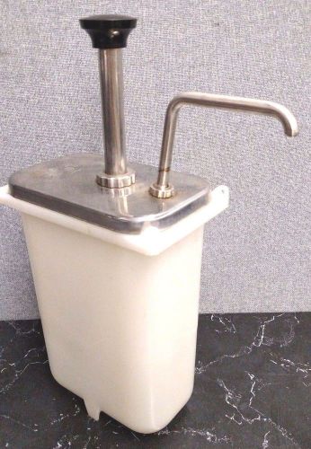 Topping Syrup Pump And Container Dispenser