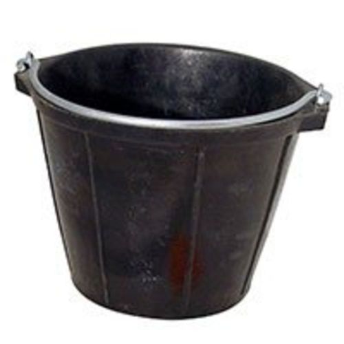 Bon 84-904 12-Quart Heavy Duty Molded Rubber Pail without Lip 12 qt.