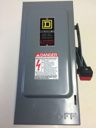 Square D H361 Heavy Duty Safety Switch 30 AMP