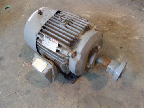 RELIANCE 15HP DUTY MASTER MOTOR #9251159 254T:fR 230/460V 3PH 3515:RPM USED