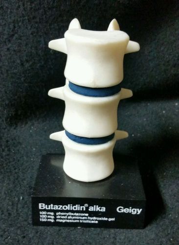 Vintage Geigy Anatomical Model Human Spine Vertebrae