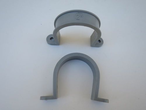 Lot of 107 pieces gardner bender gcc-4b plastic conduit strap, 2 hole 1 1/4&#034; for sale
