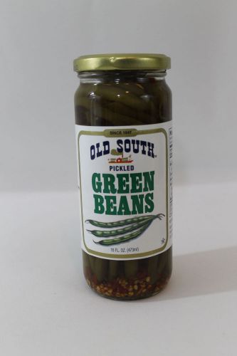 Old South Pickled Green Beans 16 oz -historic tasting flavors