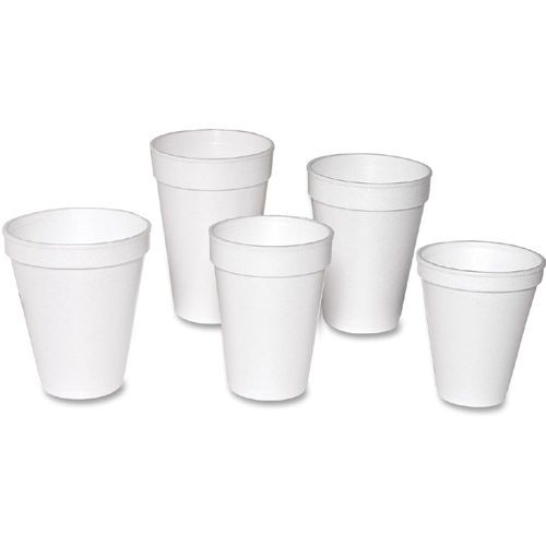 Genuine joe hot/cold foam cup - 16 oz - 500/carton - white (gjo58554) for sale