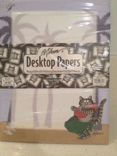 B. Kliban Hawaii &#034;Hula Cat&#034; Acid Free Printer Paper 8 1/2&#034; x 11&#034; 50 Sheets