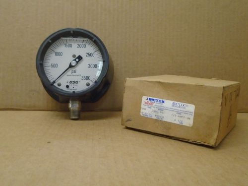 US Gauge Series 1981 - 4.5&#034; Dial Gauge 3500 PSI 1981-150035X