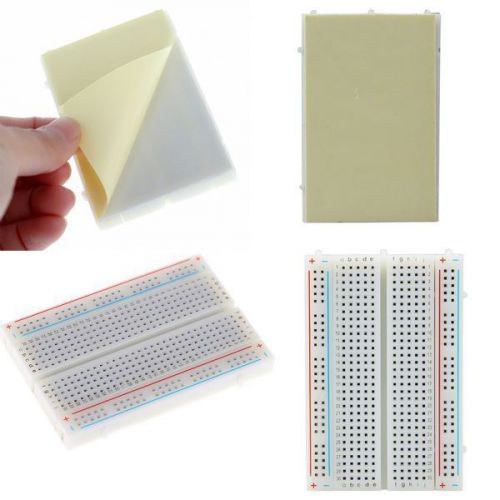 400 Contacts Available Test Develop Solderless UniversalBreadboard Bread Board