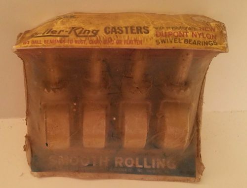 Vintage Sumark Roller-King Casters - Dupont Nylon - Never Opened - NICE!