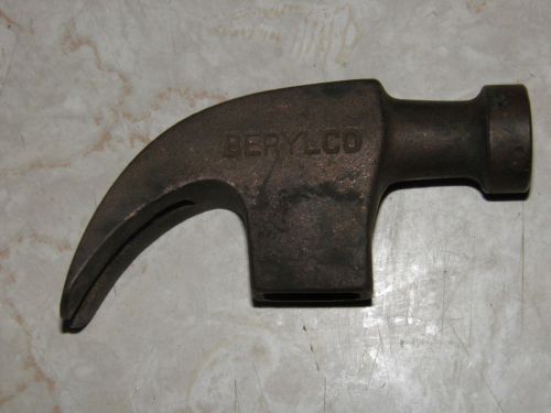 Vintage Berylco H60 Beryllium Carpenter Hammer Head