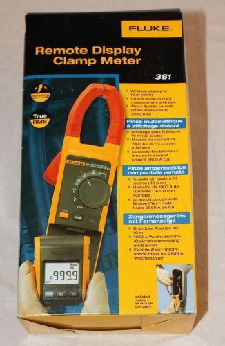 Fluke 381 true-rms ac/dc clamp meter with iflex  ** new in box ** - msrp 545 for sale