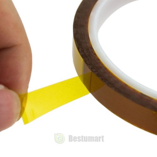 10mm 1.0cm x 33m 100ft kapton tape high temperature heat resistant polyimide for sale