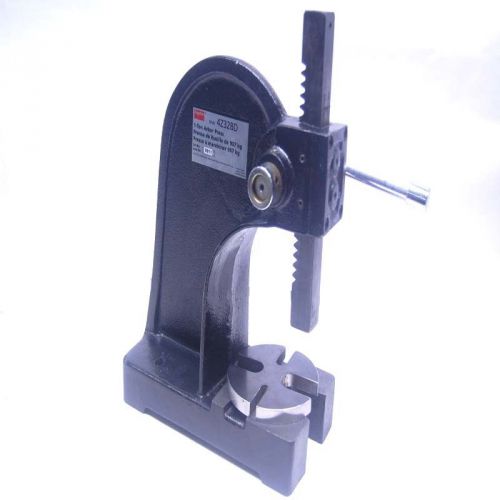 Dayton 4z328d 1-ton (907 kg) arbor press w/ 4-position rotating anvil for sale