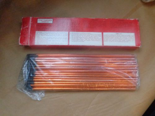 50 Pack Thermacote Copper Coated Pointed Cutting / Gouging Electrodes 1/4 X 12