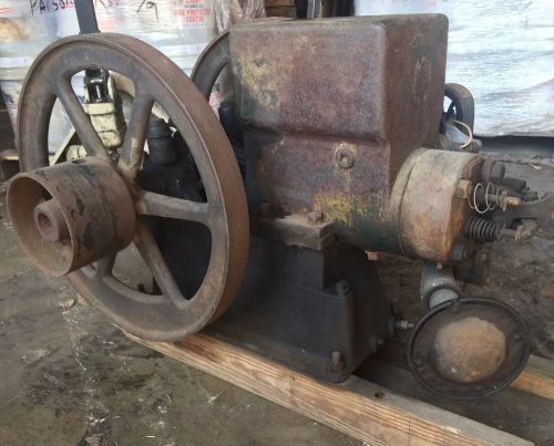 2 HP Challenger? Stationary Gas Engine Hit And Miss Barn Fresh Antique