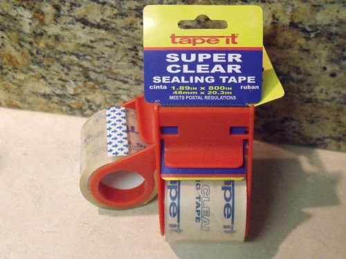 Small roll 2 inch x 67 feet super clear sealing tape for sale