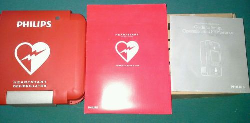 Philips heartstart FR3 AED  defibrillator New in box complete  with hard case