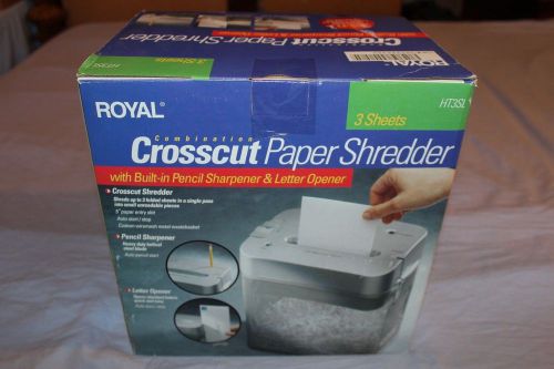 ROYAL COMBINATION CROSSCUT PAPER SHREDDER #HT3SL ~ HOME OR OFFICE ~ BRAND NEW