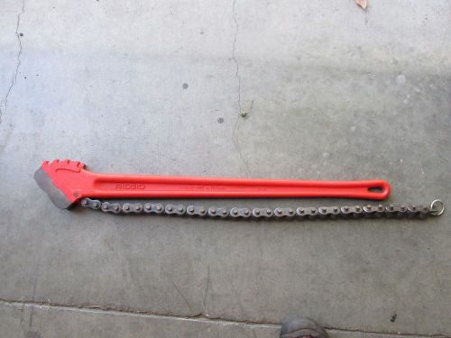 Ridgid c-36 36&#034; heavy duty chain pipe wrench 4-1/2&#034; capacity 31330 mint (796) for sale