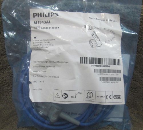 philips M1943AL spo2 Adaptor Cable ref 989803128651
