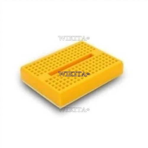 2pcs yellow solderless prototype breadboard syb-170 tie-points for arduino new for sale