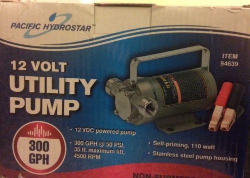 12 VOLT UTILITY WATER PUMP BATTERY OPERATED POWERED