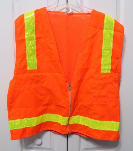 Brite threads men&#039;s 2xl xxl refective safety vest 100% polyester made in usa for sale