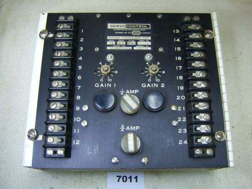 (7011) Oilgear Servo Control SC-AU20-006X Torque Motor Amplifier 115V