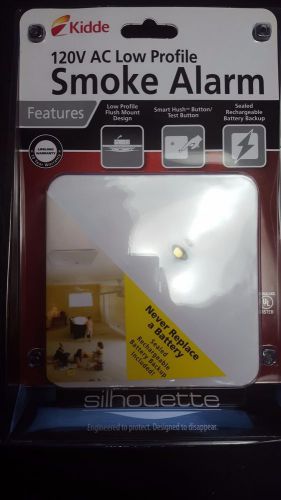 Kidde smoke alarm with rechargeable battery (low profile) for sale